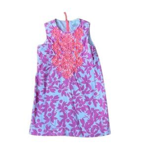 Crewcuts size 4 pink/orange shift dress